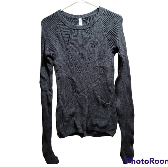 lululemon athletica Sweaters - Lululemon The Sweater The Better Heathered Black 4